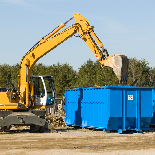 how many times can i have a residential dumpster rental emptied in Chippewa Bay